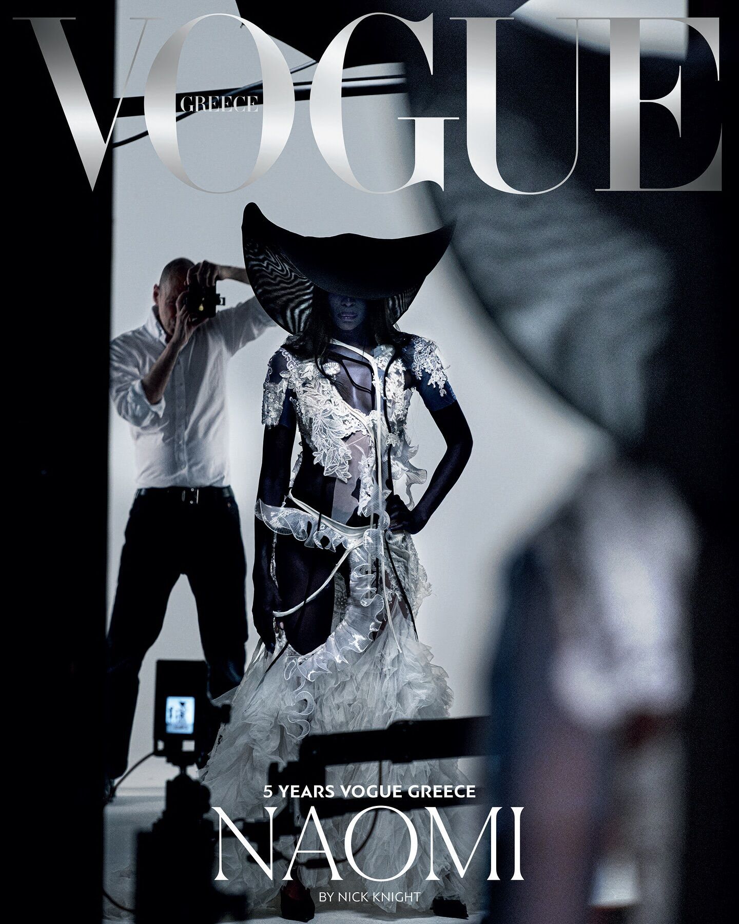 53-year-old Naomi Campbell starred for Vogue in revealing images. Photo