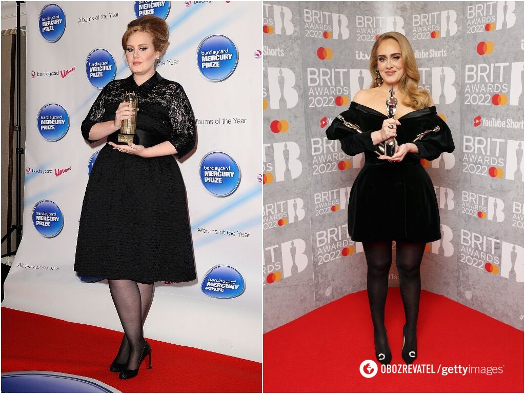 Schudła 45 kg i zdobyła 16 nagród Grammy: jak zmieniła się piosenkarka Adele, która do niedawna nie wierzyła w siebie. Imponujące zdjęcia
