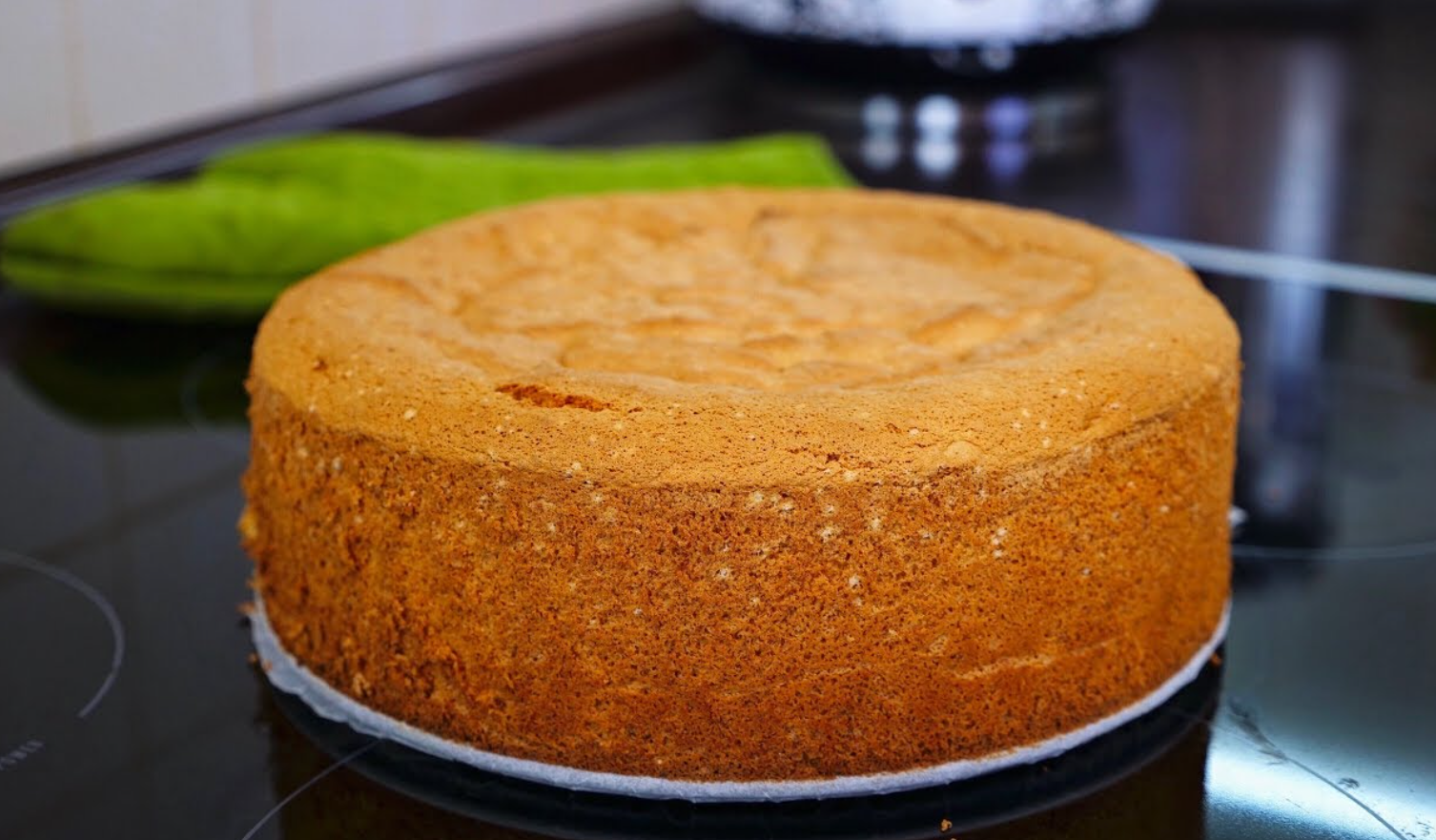 Lush sponge cake that doesn't fall apart or crumble