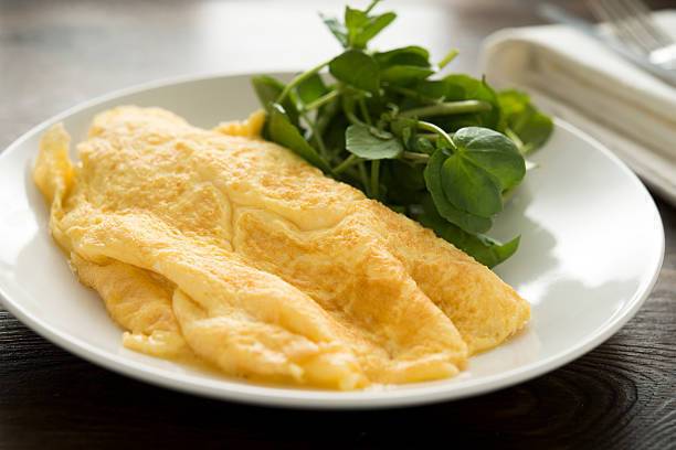 Gotowy omlet ptysiowy