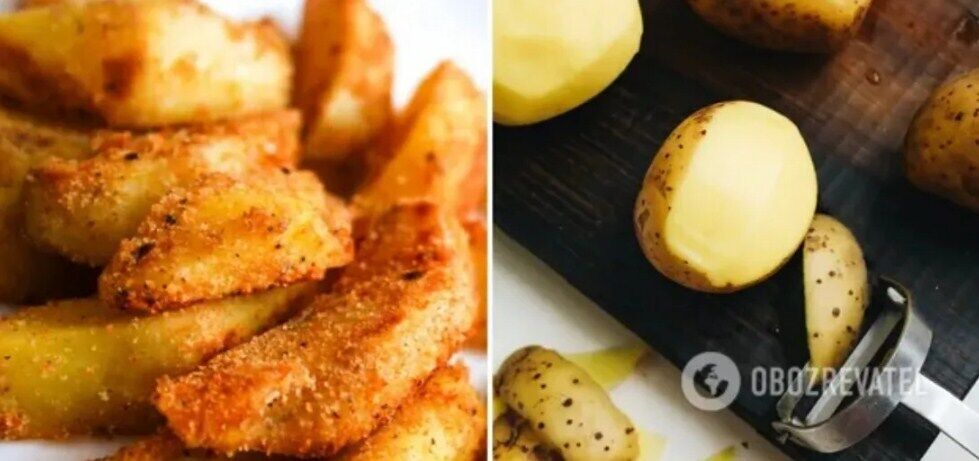 Why potatoes should be soaked before frying