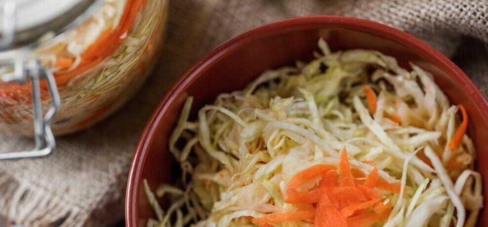 Recipe for sauerkraut in brine