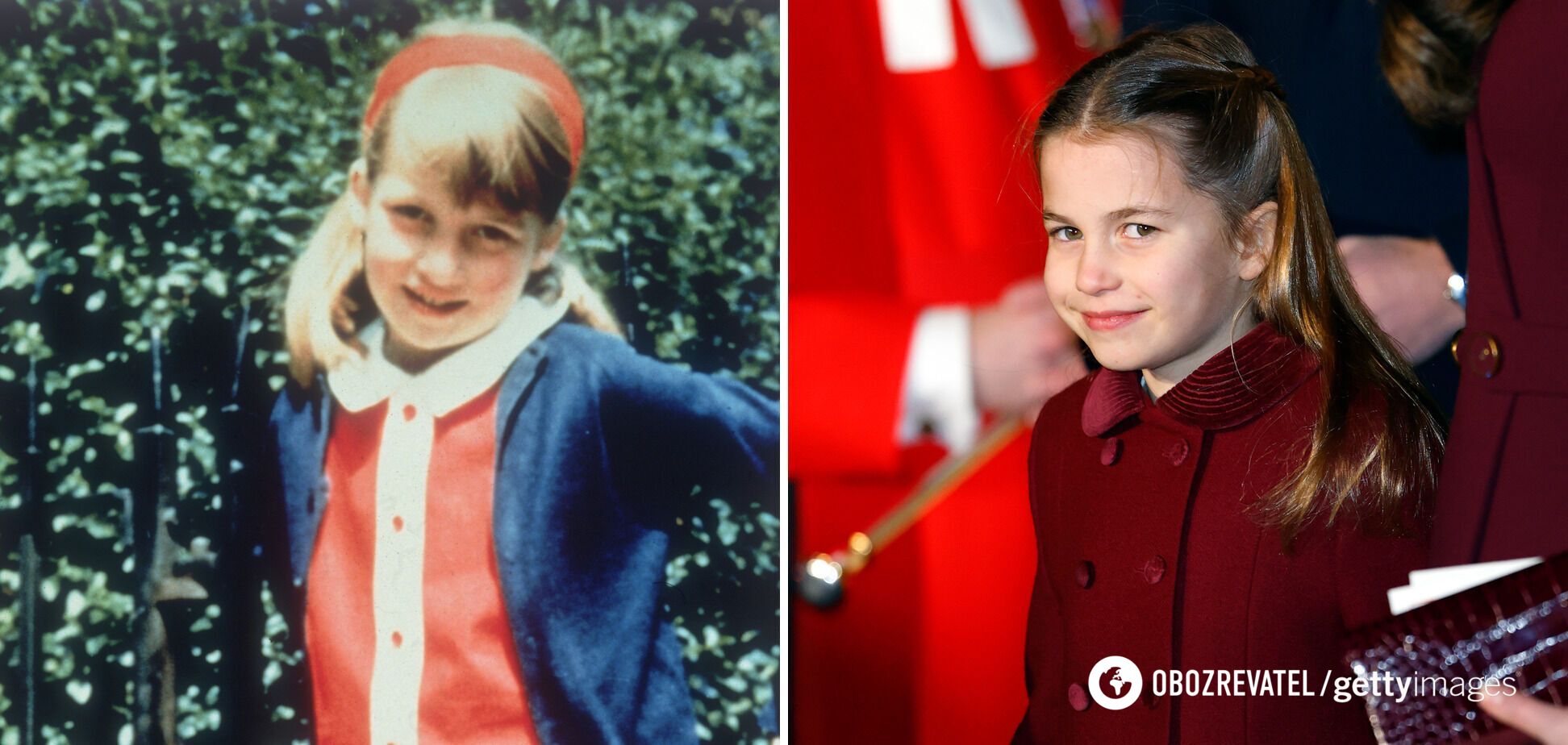 Princess Charlotte is a copy of Princess Diana: an impressive photo from 1967 was posted online