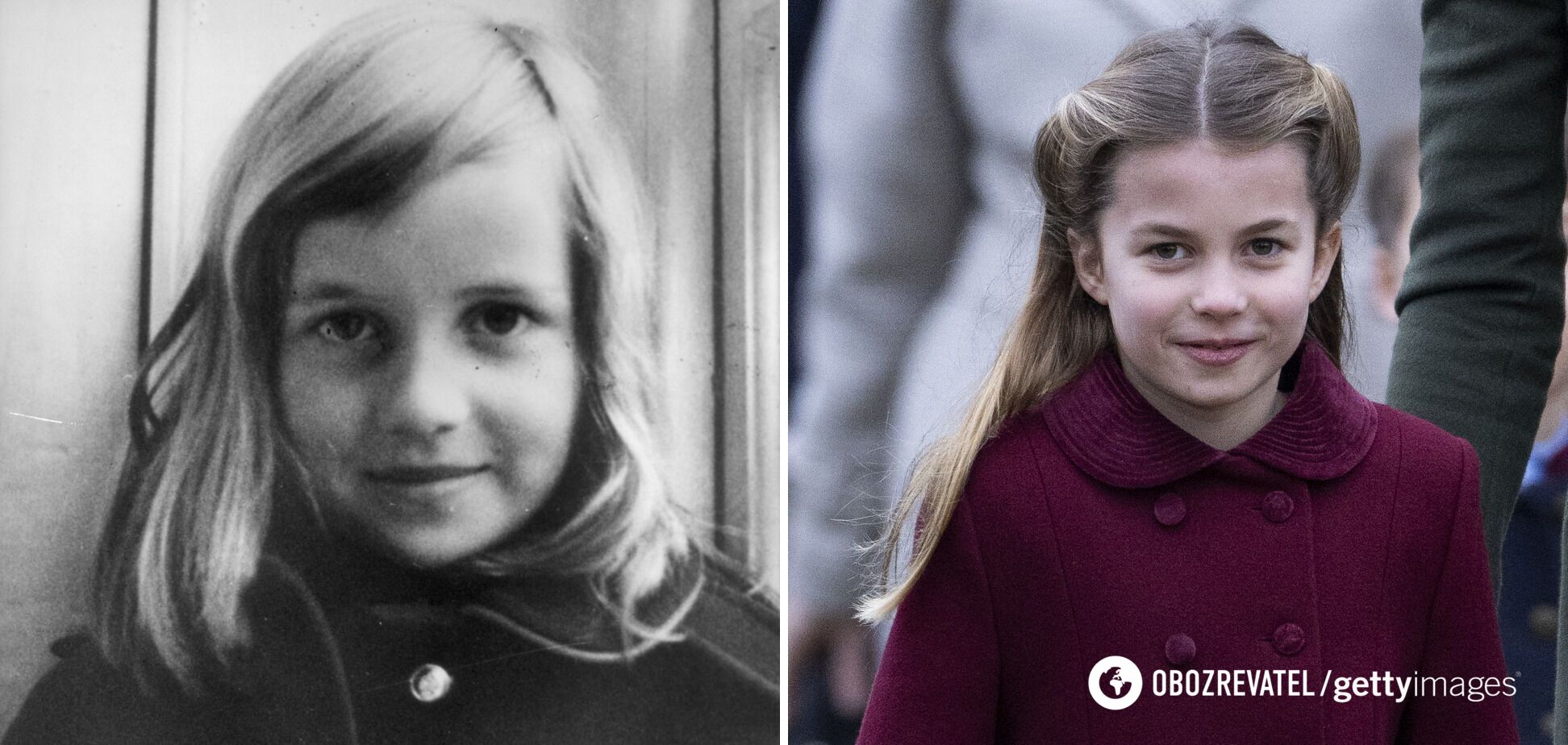 Princess Charlotte is a copy of Princess Diana: an impressive photo from 1967 was posted online