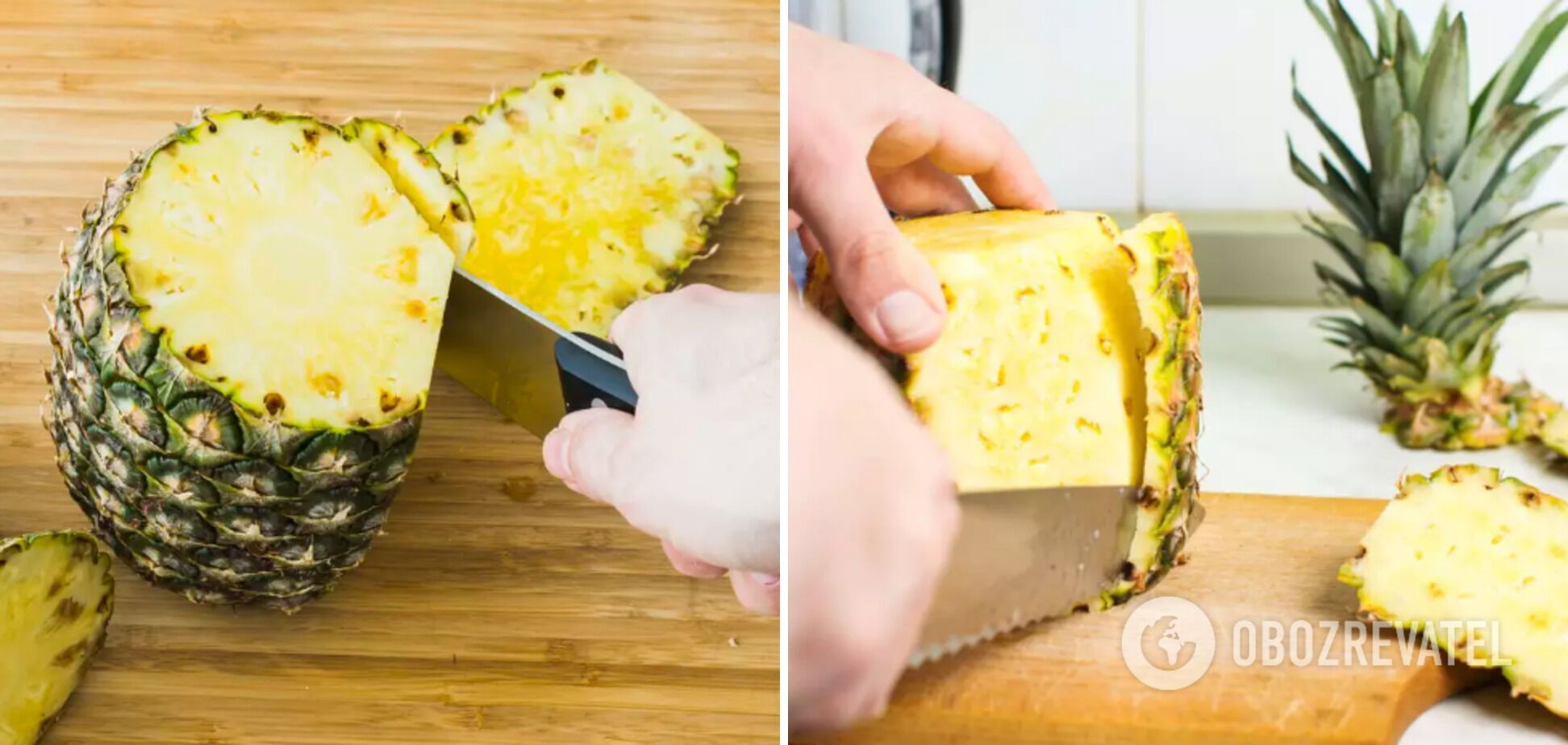 How to quickly peel a pineapple: the simplest technology