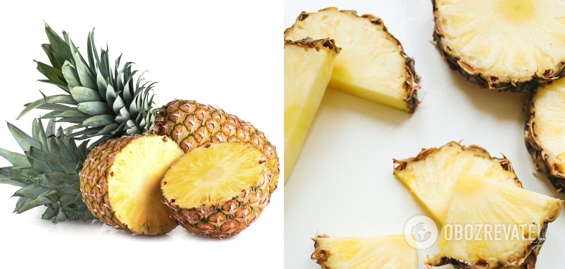 Pyszny soczysty ananas