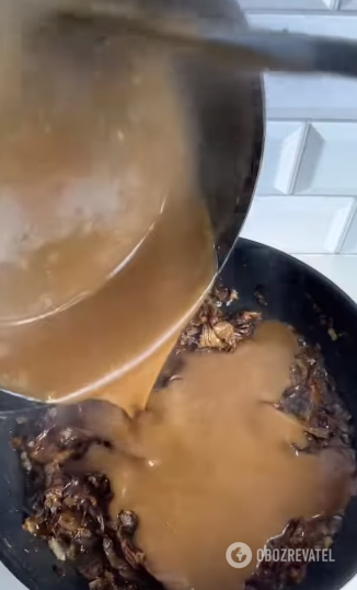 All-purpose mushroom sauce: suitable for any side dish