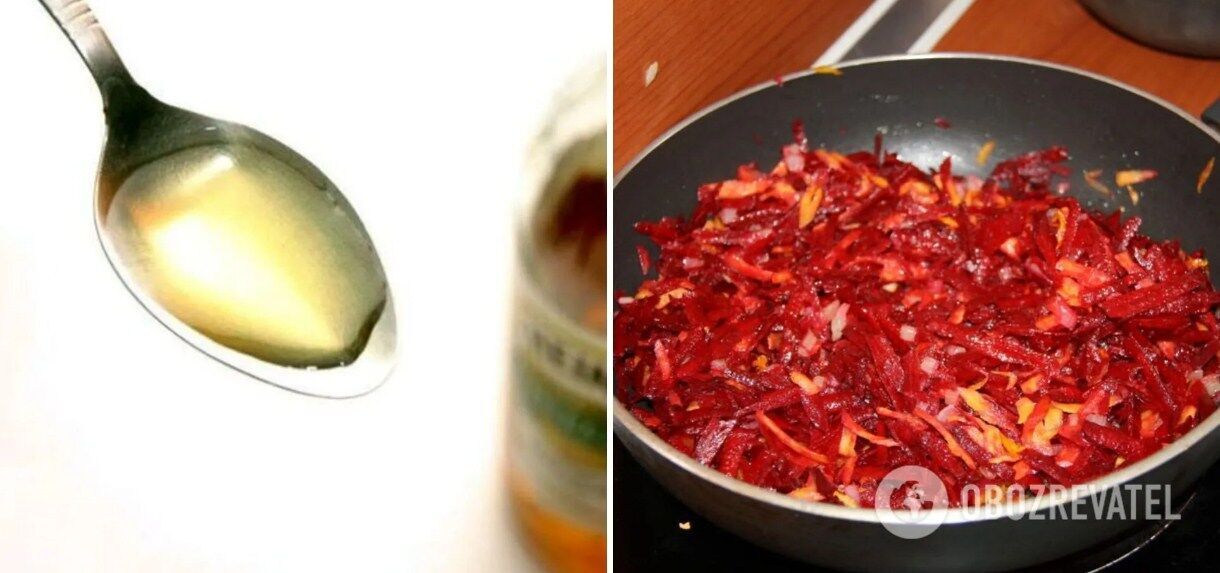 How to add acids to borscht