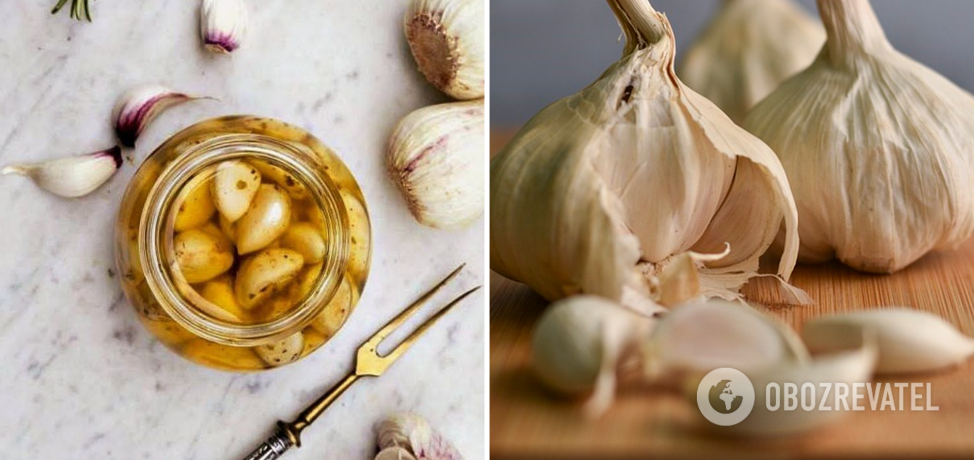 How to store garlic in oil in a jar