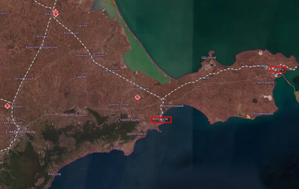 The defeat of Russian Sergei Kotov ship near Crimea caught on camera