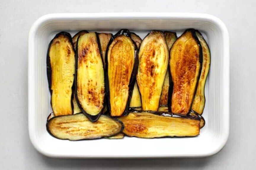 Baked eggplants