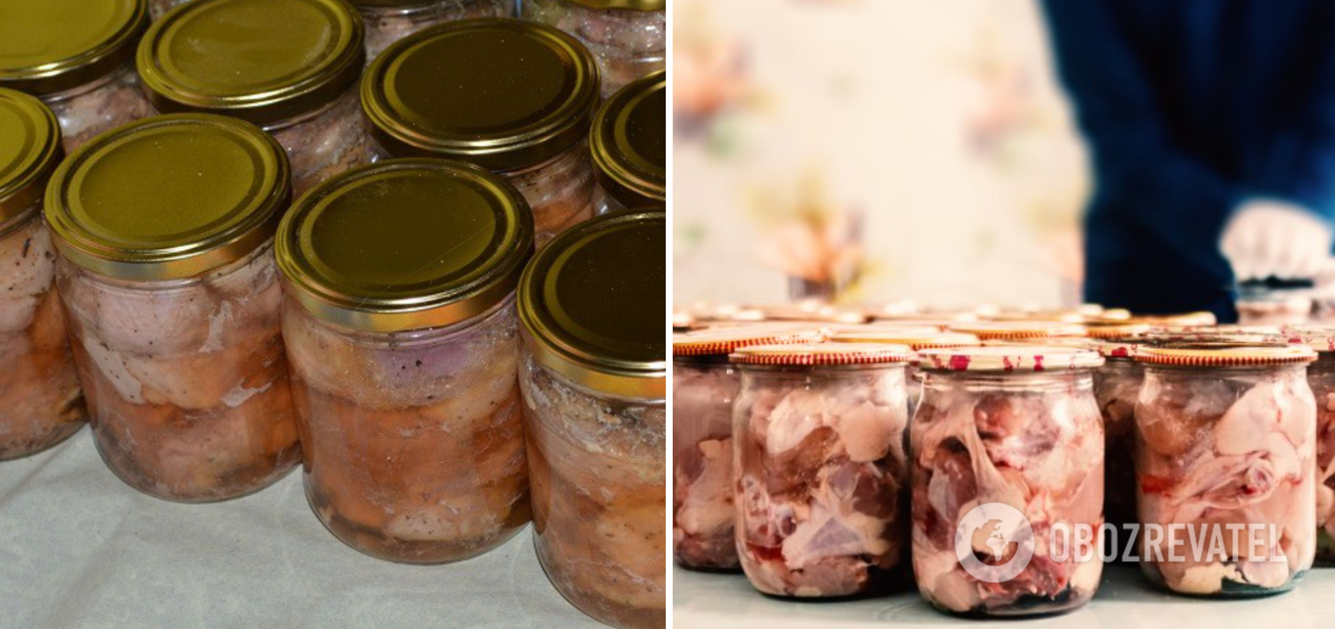 How to store canned meat in the freezer