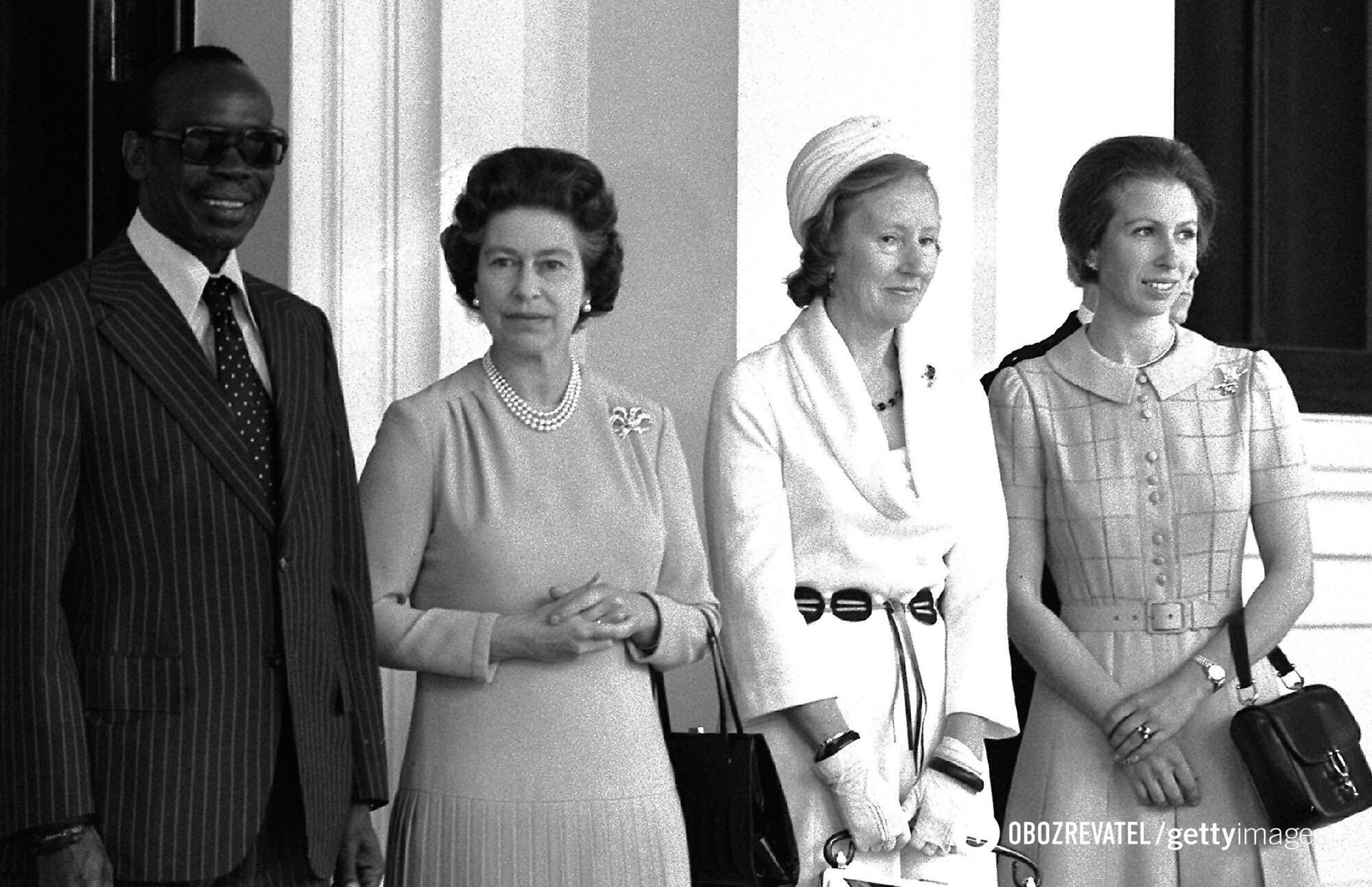 Princess Anne wore a dress she wore almost 50 years ago to a public event in Dubai. Photos then and now