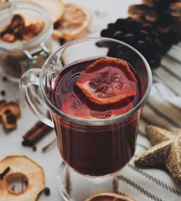 How to make mulled wine from cherry juice