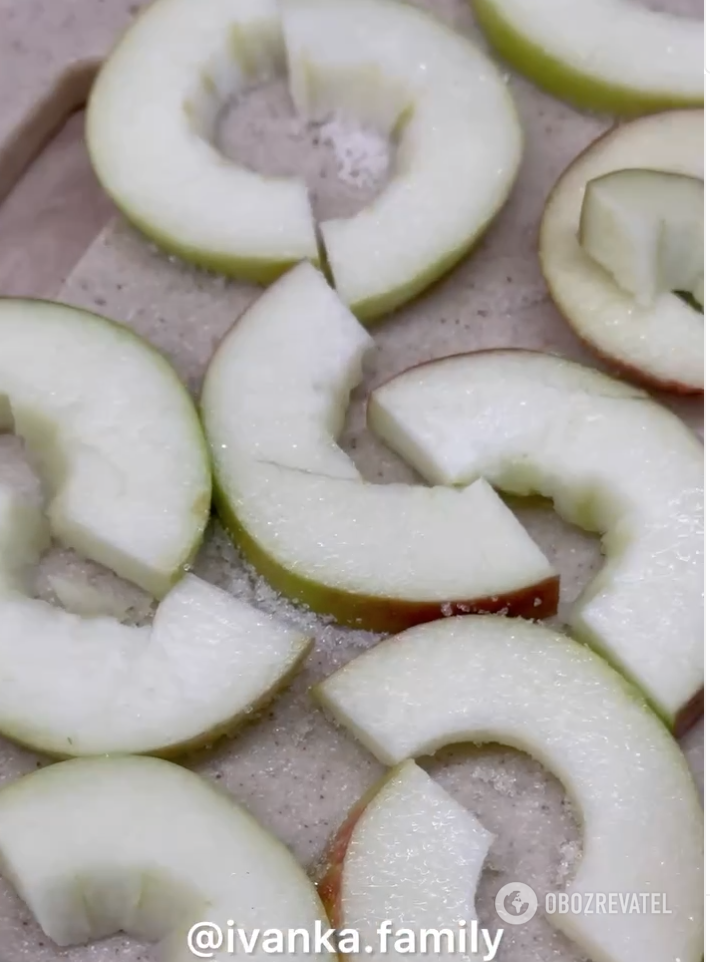 Apples for making dessert