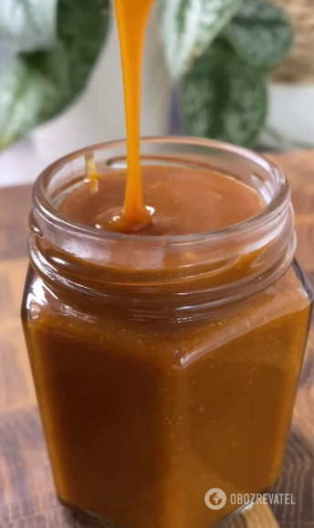Homemade salted caramel: you need 4 ingredients only