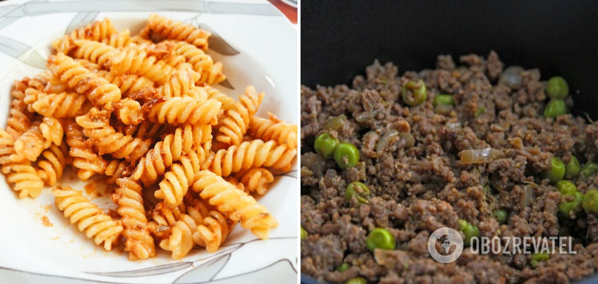 Minced pasta