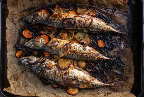 Mackerel in the oven