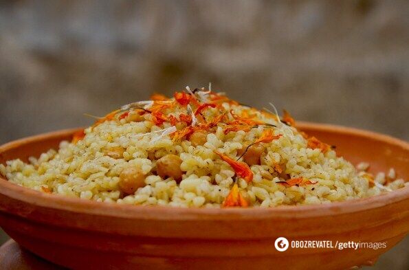 Bulgur with vegetables