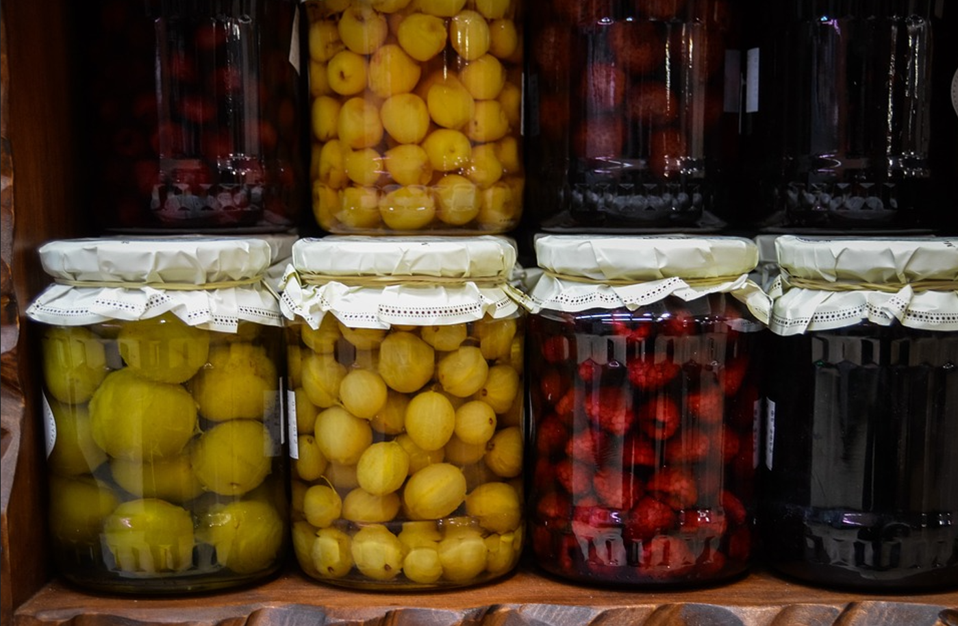 Which fruits and vegetables are not suitable for canning