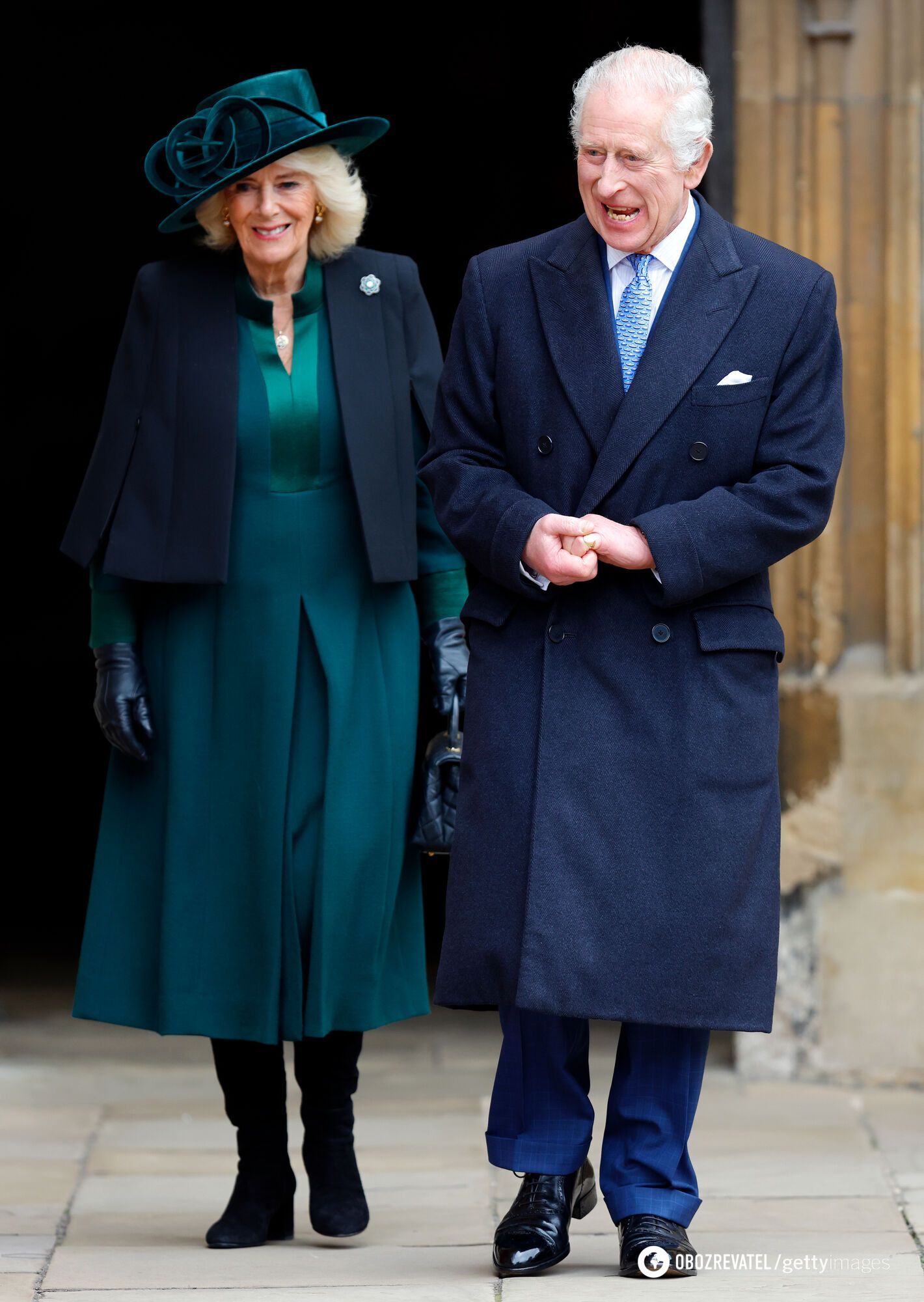 Królowa Camilla na nabożeństwie wielkanocnym w zamku Windsor