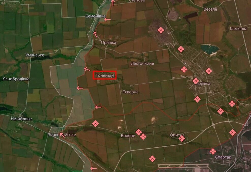 Ukraińskie Siły Zbrojne odpierają poważny atak okupantów w pobliżu Toneńke