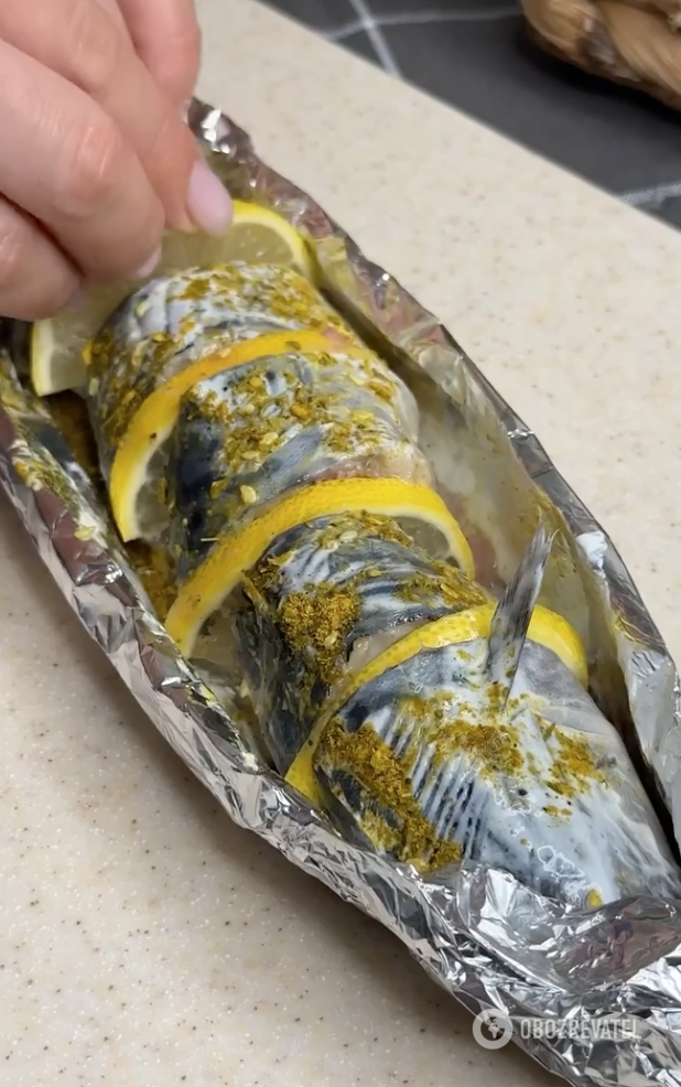 Fish with lemon