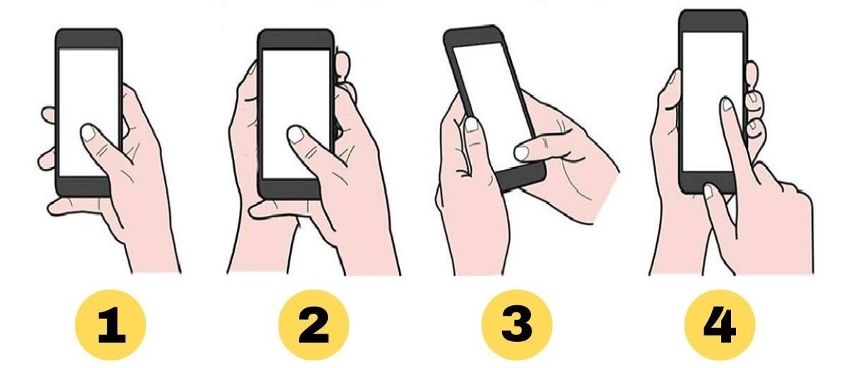 How do you usually hold your smartphone? A simple test will reveal hidden personality traits