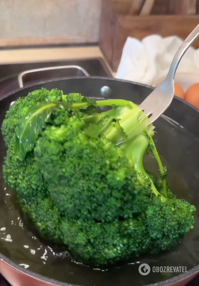 Broccoli for making cutlets