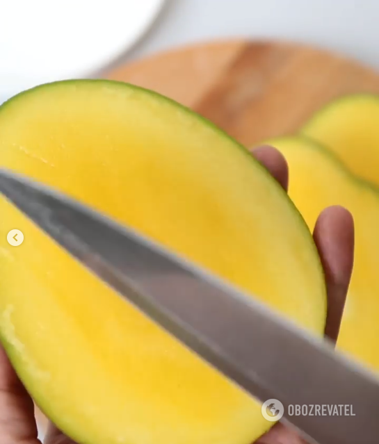 How to cut mangoes correctly: sharing a simple technology