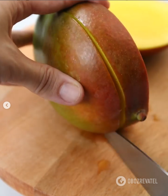 How to cut mangoes correctly: sharing a simple technology