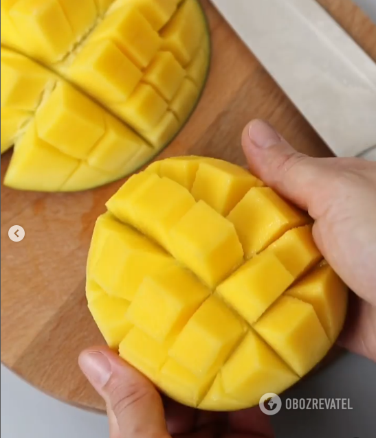 How to cut mangoes correctly: sharing a simple technology