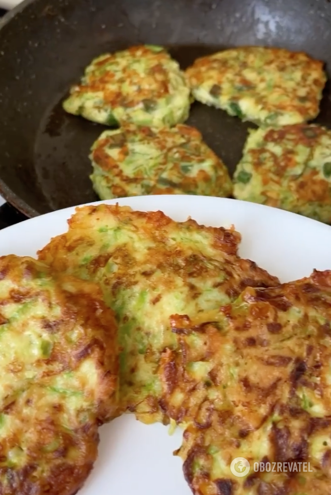 Delicious zucchini fritters