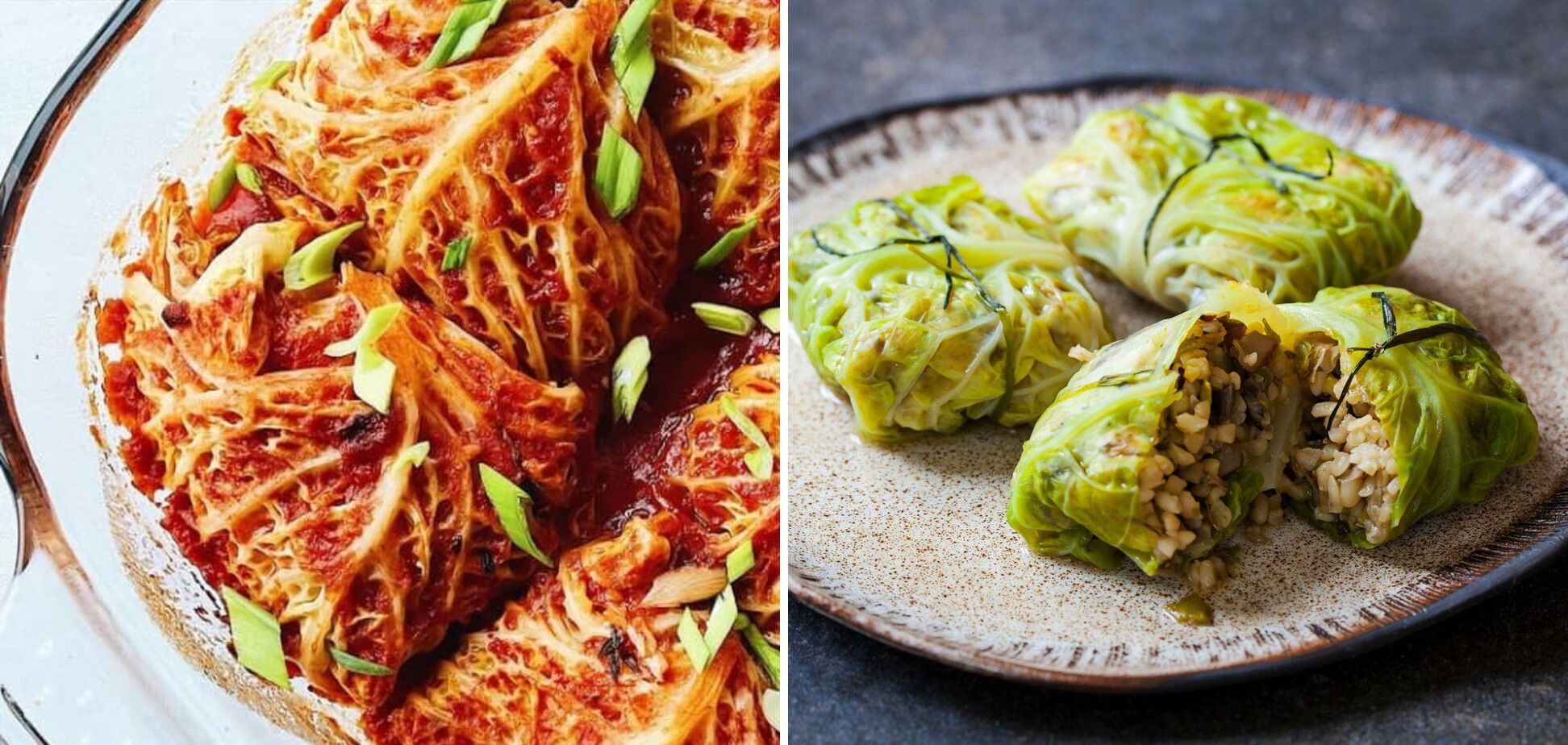 Cabbage rolls from Chinese cabbage