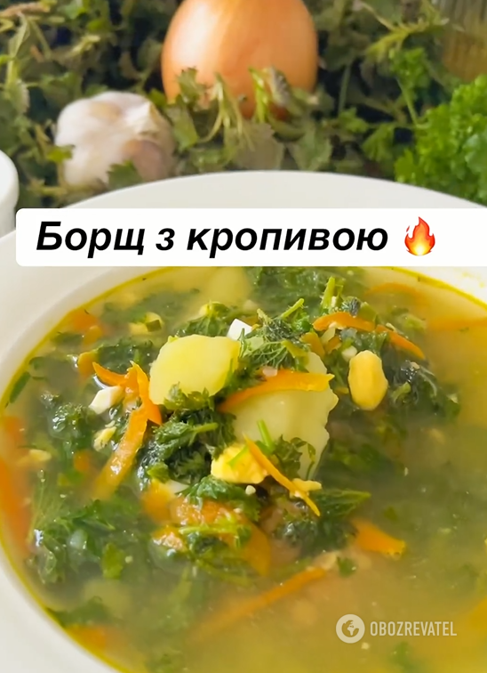 What to make delicious green borscht with besides sorrel: a truly Ukrainian dish