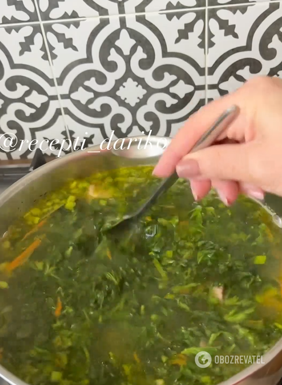 What to make delicious green borscht with besides sorrel: a truly Ukrainian dish