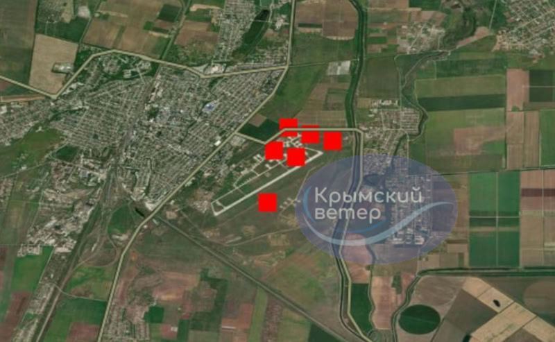 Six hotbeds of fire recorded: new details on the military airfield hit in Dzhankoi 