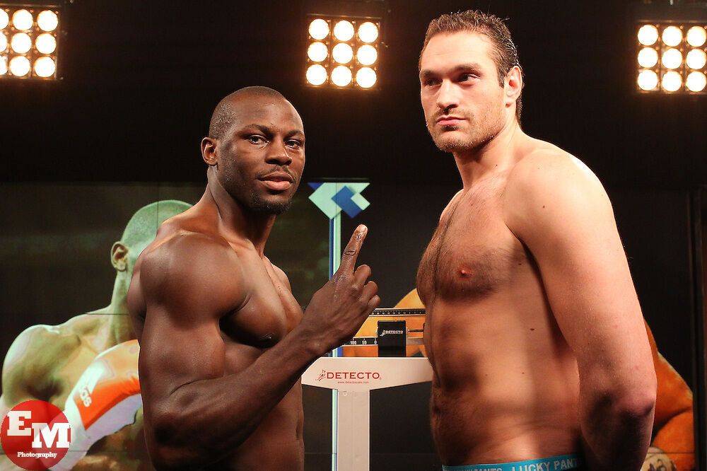 Steve Cunningham i Tyson Fury (2013).