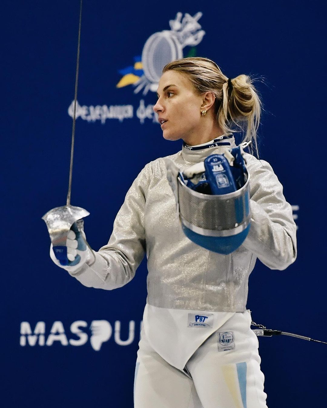 Olha Charłan na Mistrzostwach Ukrainy.