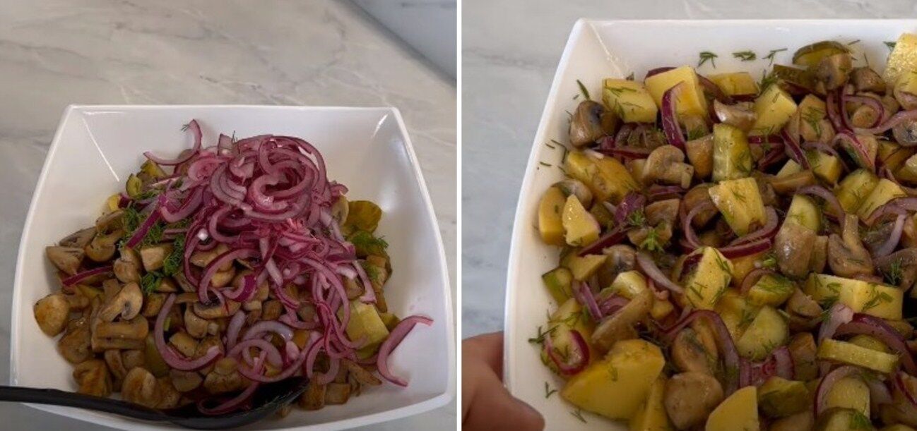 Potato salad without mayonnaise