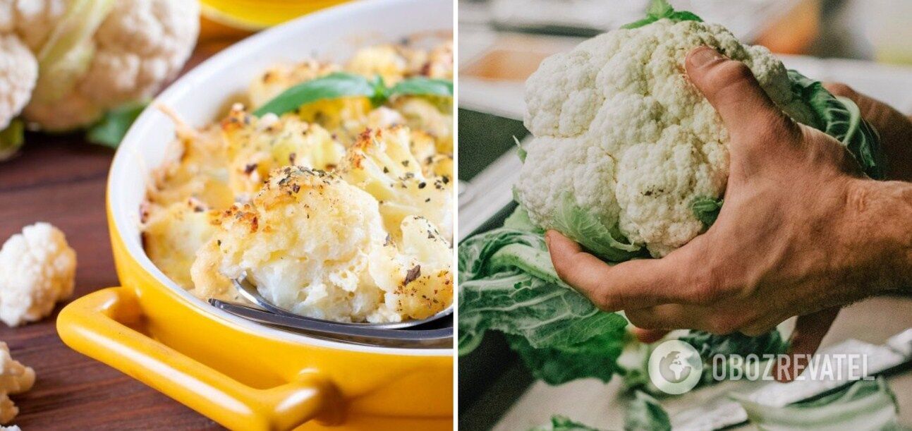 How to bake cauliflower deliciously in the oven