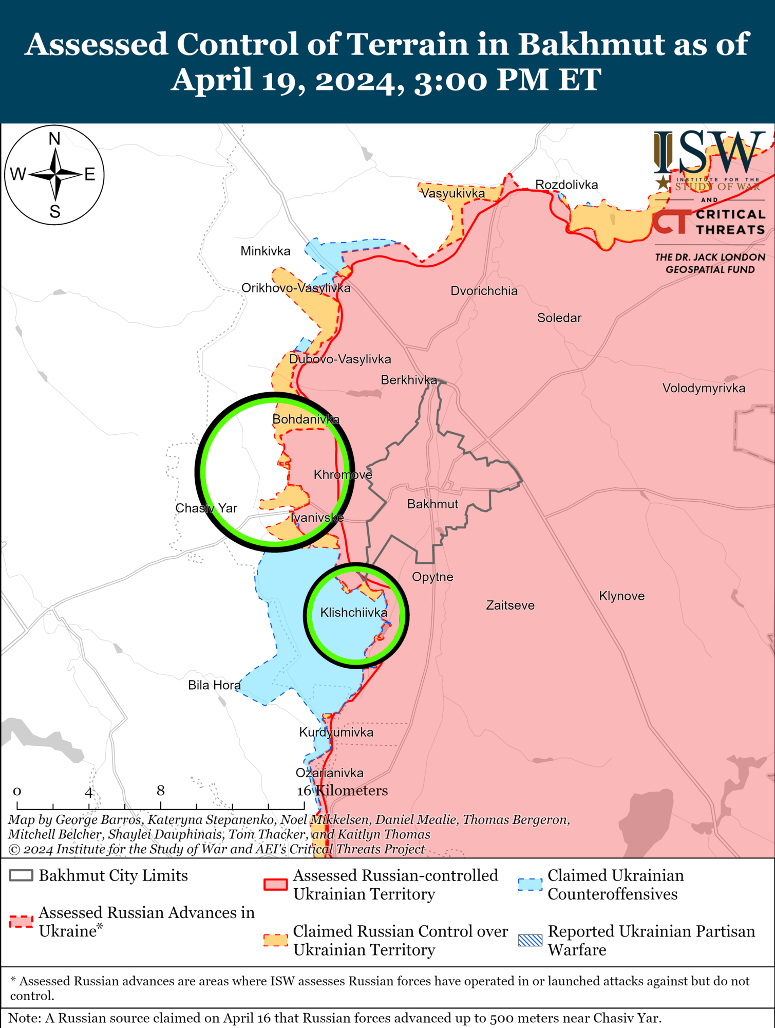 Lack of air defense systems in Ukraine allows the occupiers to advance rapidly in Chasiv Yar area - ISW