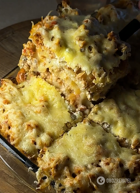 Hearty lasagna for lunch: how to cook a restaurant dish at home