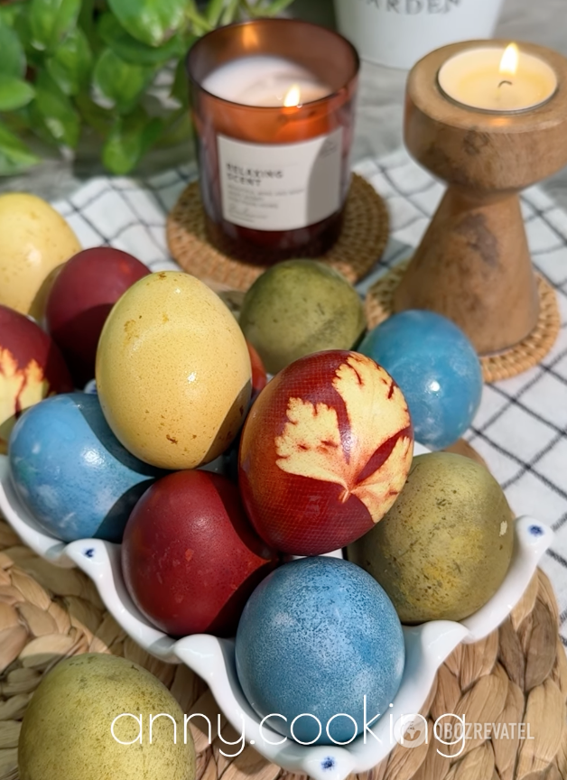 Eggs for the Easter table