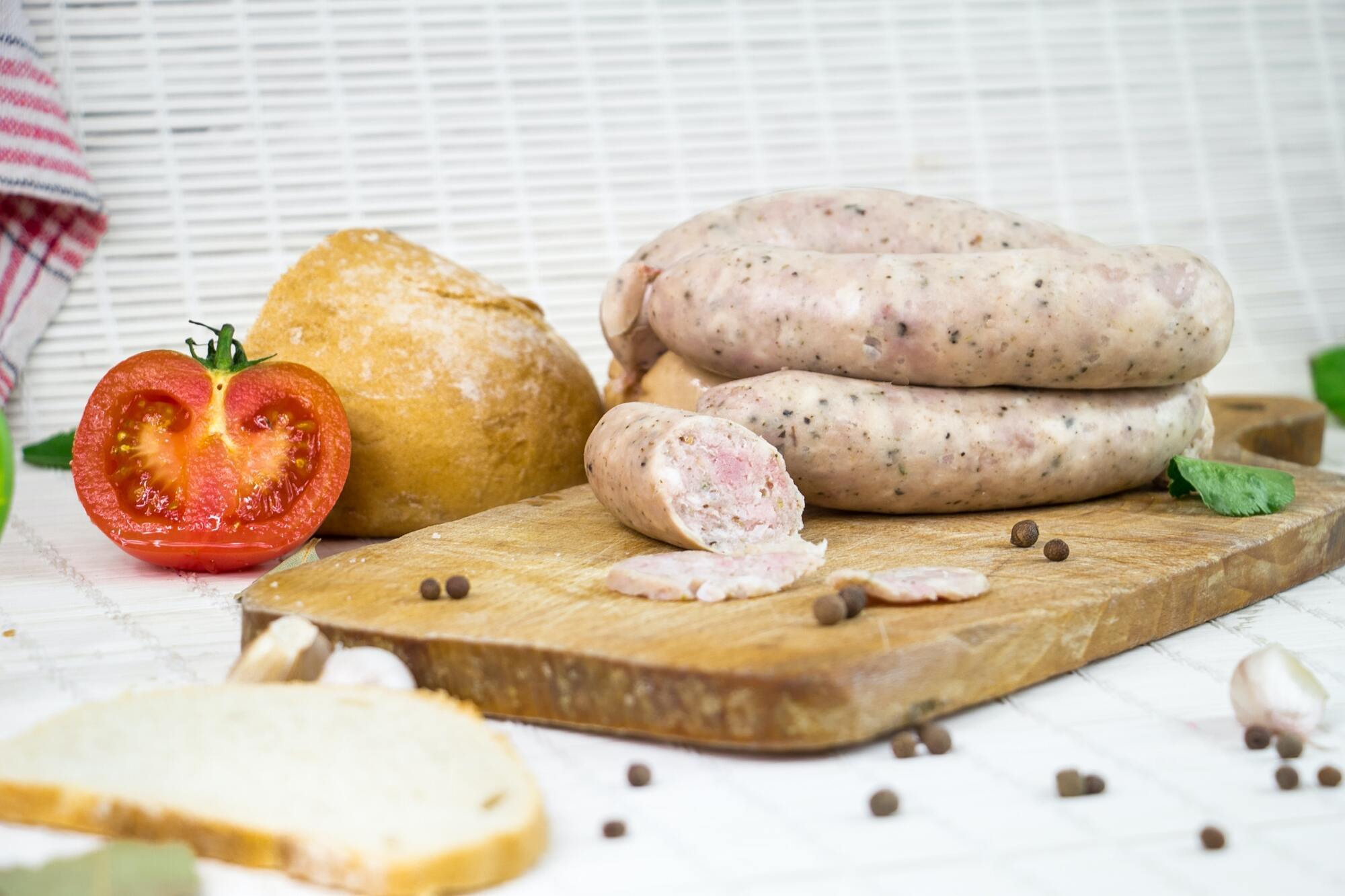Homemade sausages for children