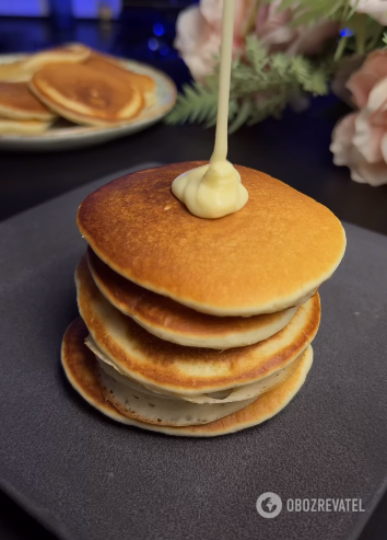 A simple recipe for puffy pancakes: you only need a blender and a few ingredients