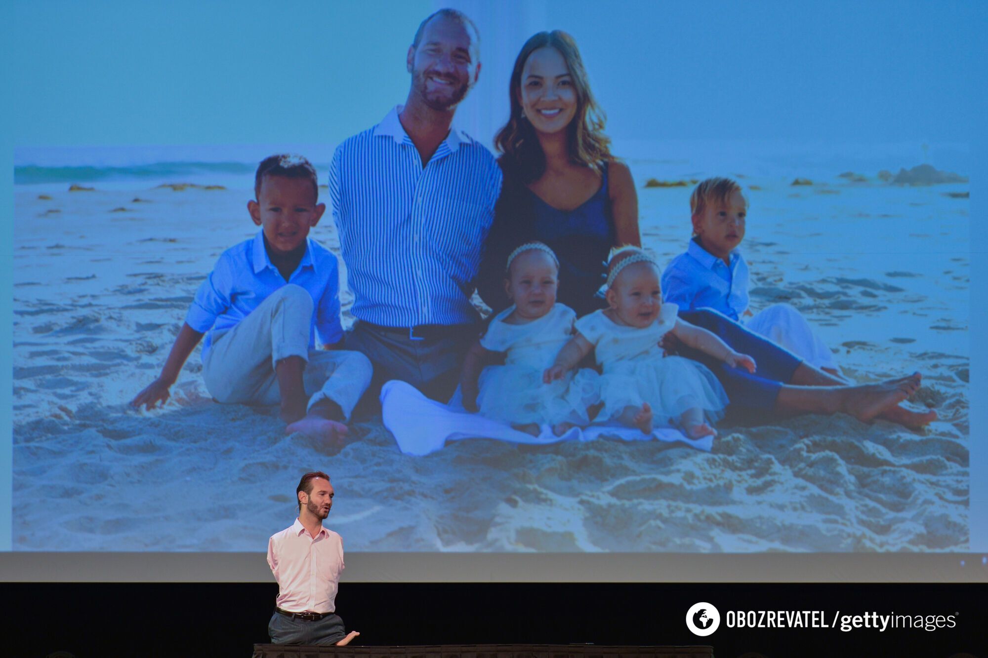 Where did the legendary man Nick Vujicic disappear to and why are there no recent photos of his family online?