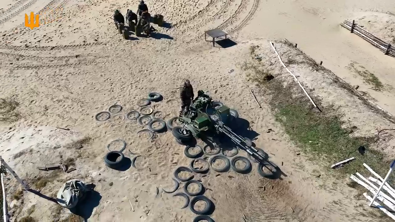 How the Ukrainian military is trained to use anti-aircraft guns against drones: powerful footage shown by OC North