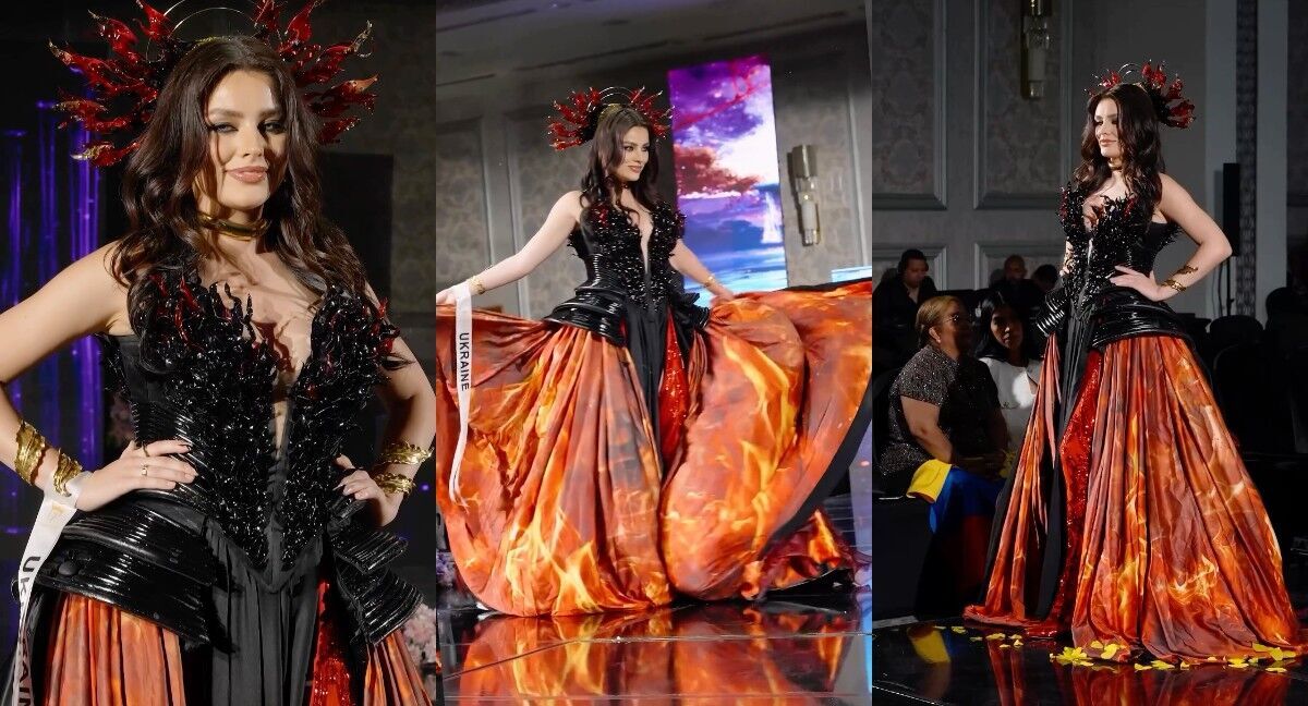Ukrainka Angelina Usanowa wygrała konkurs piękności Miss Eco International-2024 w Egipcie: jej sukienka, symbol wojny, podbiła jury. Zdjęcie.