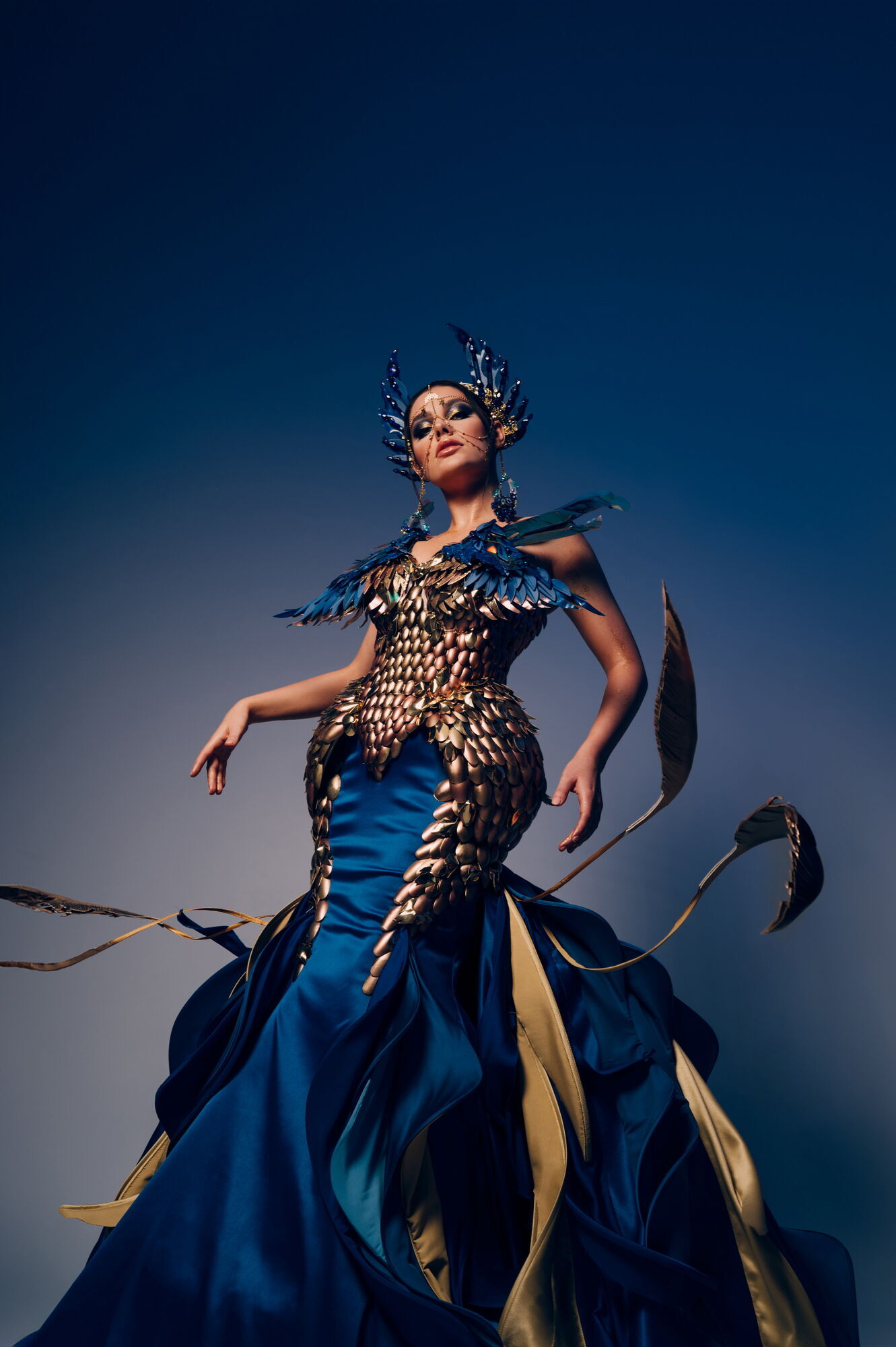 Ukrainka Angelina Usanowa wygrała konkurs piękności Miss Eco International-2024 w Egipcie: jej sukienka, symbol wojny, podbiła jury. Zdjęcie.